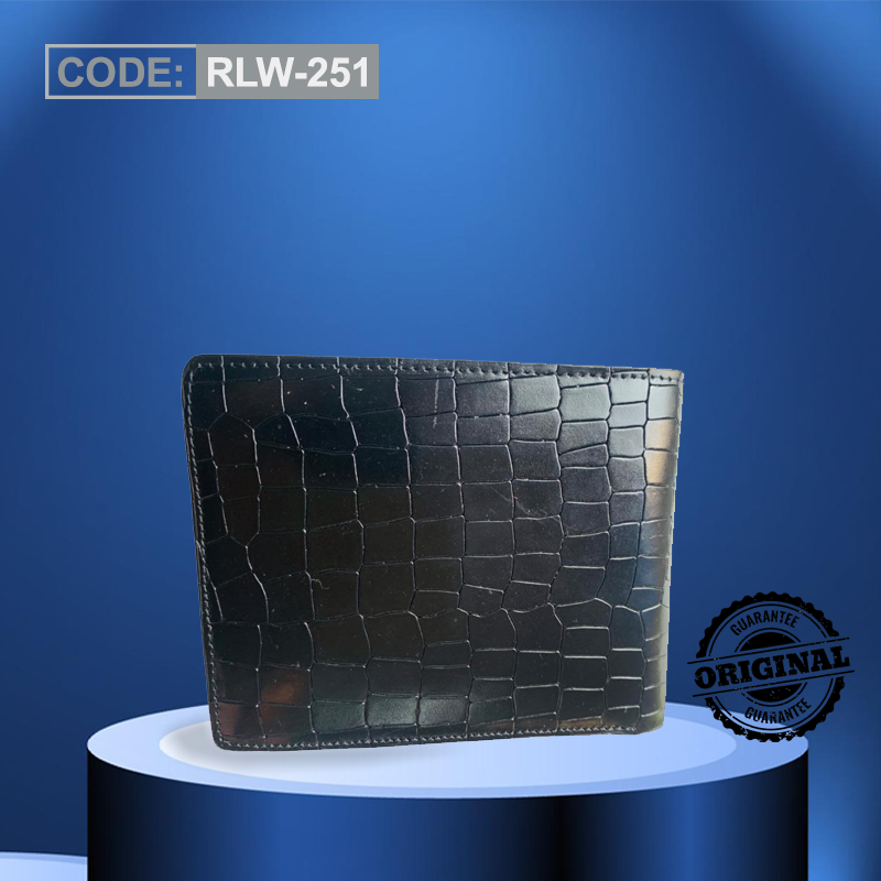 Premium Short Crocodile Texture Wallet for Men