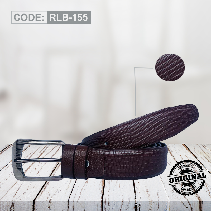 Brown Genuine Leather Belt for Formal & Casual Wear